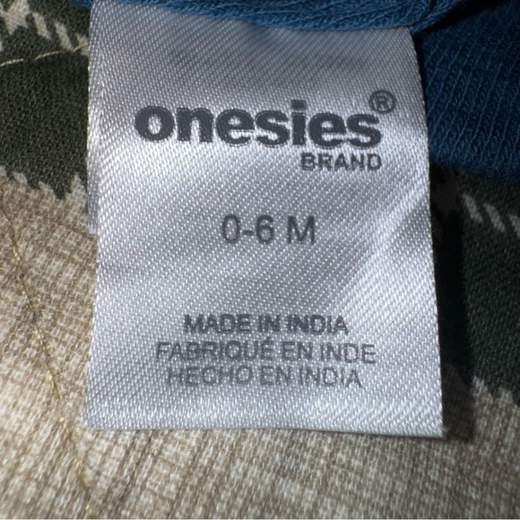 Baby Hat Bundle 0–6M Onesies & Just Born Cotton Beanies Neutral & Blue Lot 4 - Picture 3 of 6